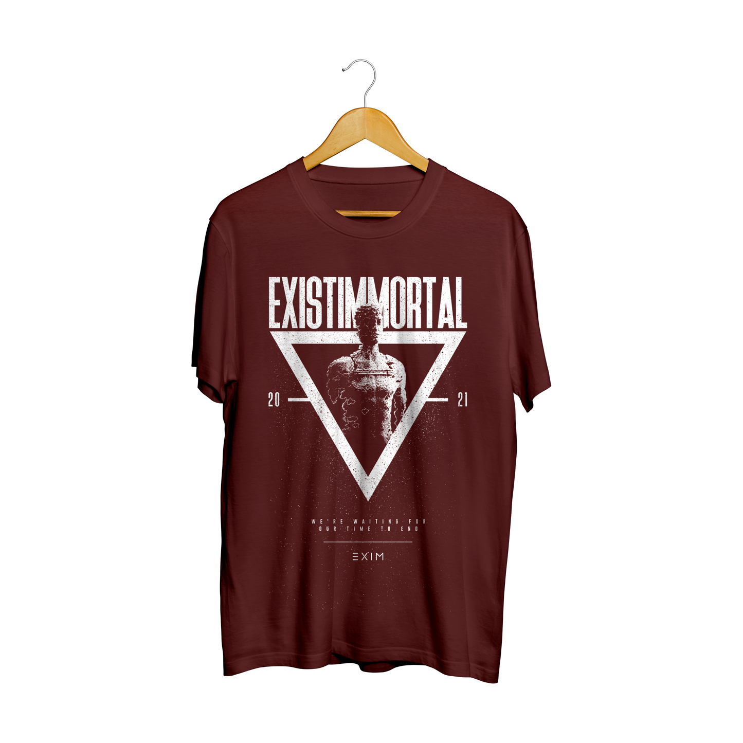 Waiting Tee (Maroon)