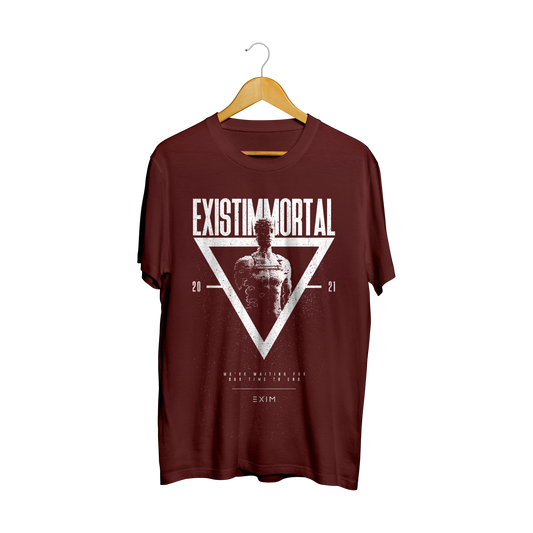 Waiting Tee (Maroon)